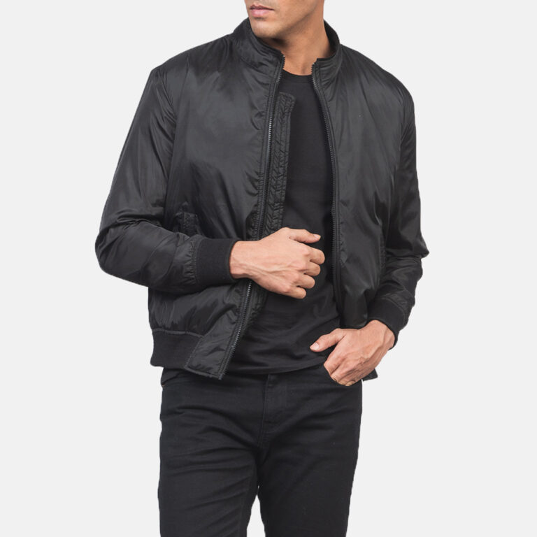 mid-Mens Ramon Black Bomber Jacket_3433-9-1618222576220